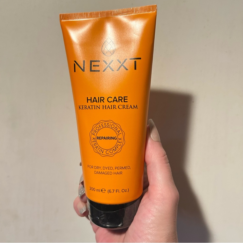 NEXXT Hair Care Keratin Hair Cream Dry Dyed, Permed Damaged Hair 6.7 oz BENT BOX